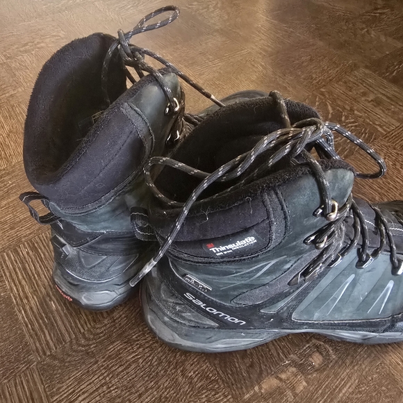 Salomon Men's Black Winter Boots - Picture 5 of 9